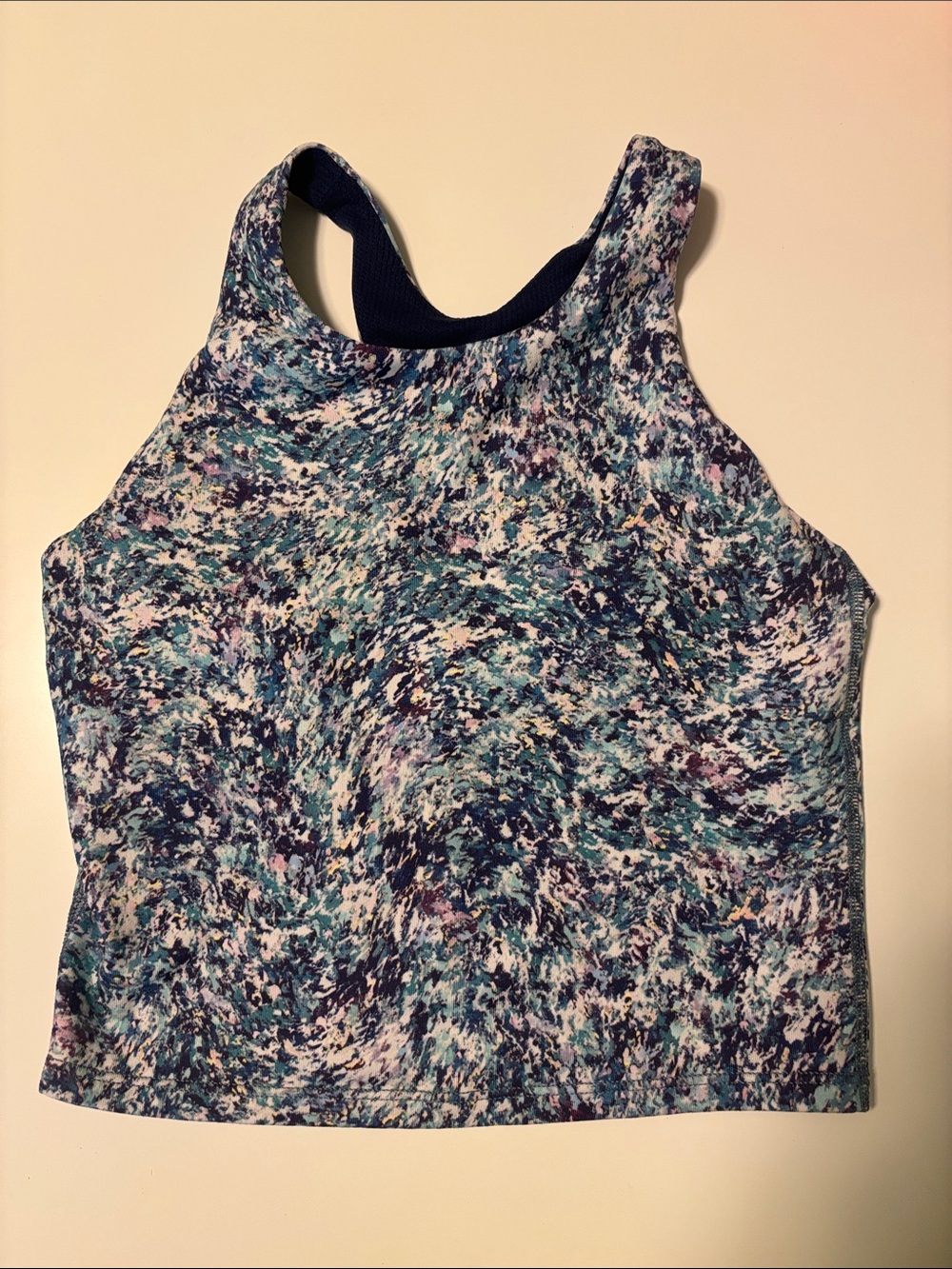 Athleta Girls Long Distance Bra L 12 EUC